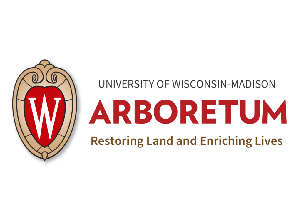 Image of the University of Wisconsin Arboretum logo that opens to their website when clicked on